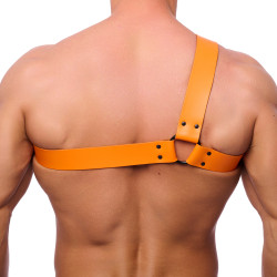 The Red Harness Harnais en cuir Half Orange
